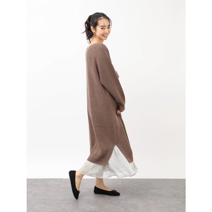 畦編みニットワンピース 品番 Emew Earth Music Ecology アースミュージックアンドエコロジー のレディースファッション通販 Shoplist ショップリスト