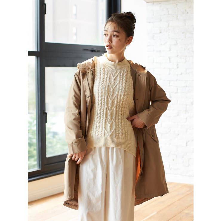 2WAYモッズコート(ロング)[品番：EMEW0020386]｜earth