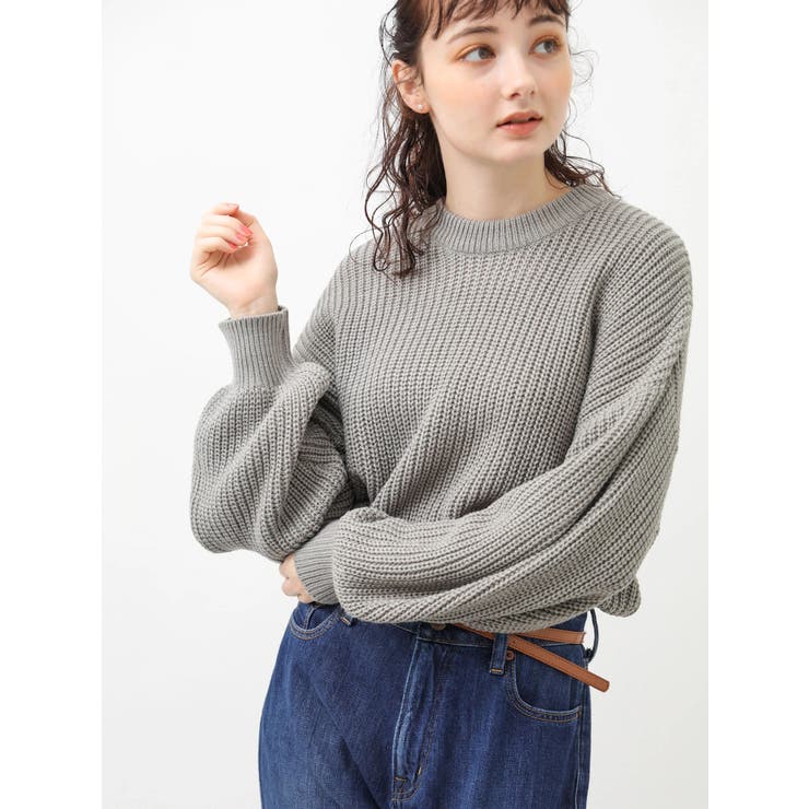 ボリューム袖ニットプルオーバー 品番 Emew Earth Music Ecology アースミュージックアンドエコロジー のレディースファッション通販 Shoplist ショップリスト