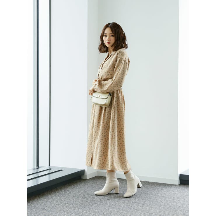 花柄開襟ワンピース[品番：EMEW0020662]｜earth music&ecology