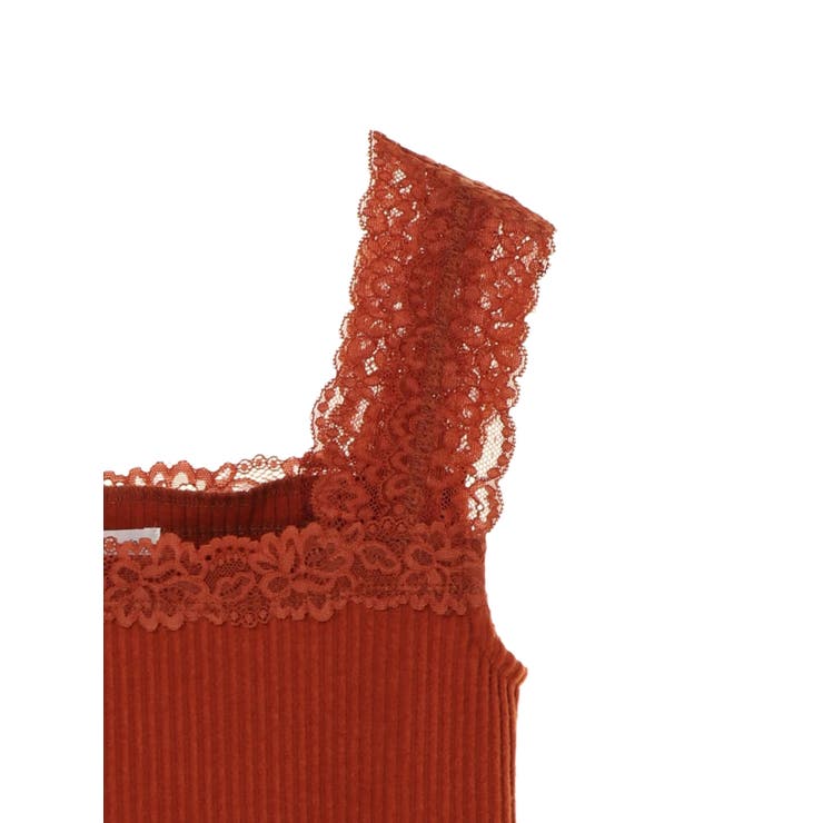 SLP レースリブキャミソール | earth music&ecology  | 詳細画像4 