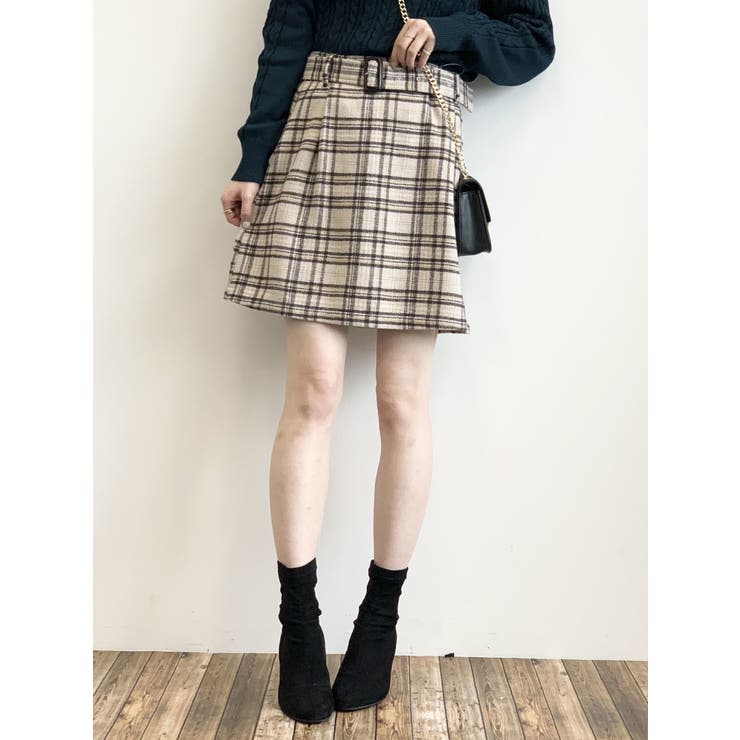 ベルト付き台形ミニスカート 品番 Emew Earth Music Ecology アース ミュージックアンドエコロジー のレディースファッション通販 Shoplist ショップリスト