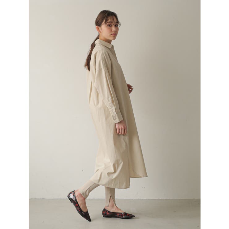 ＜使える!＞コットンシャツワンピース | earth music&ecology  | 詳細画像5 