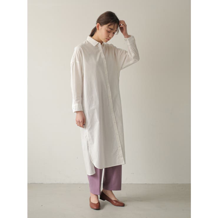 ＜使える!＞コットンシャツワンピース | earth music&ecology  | 詳細画像9 