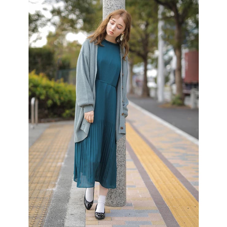 ざっくりすきな丈カーディガン(ロング) | earth music&ecology  | 詳細画像6 