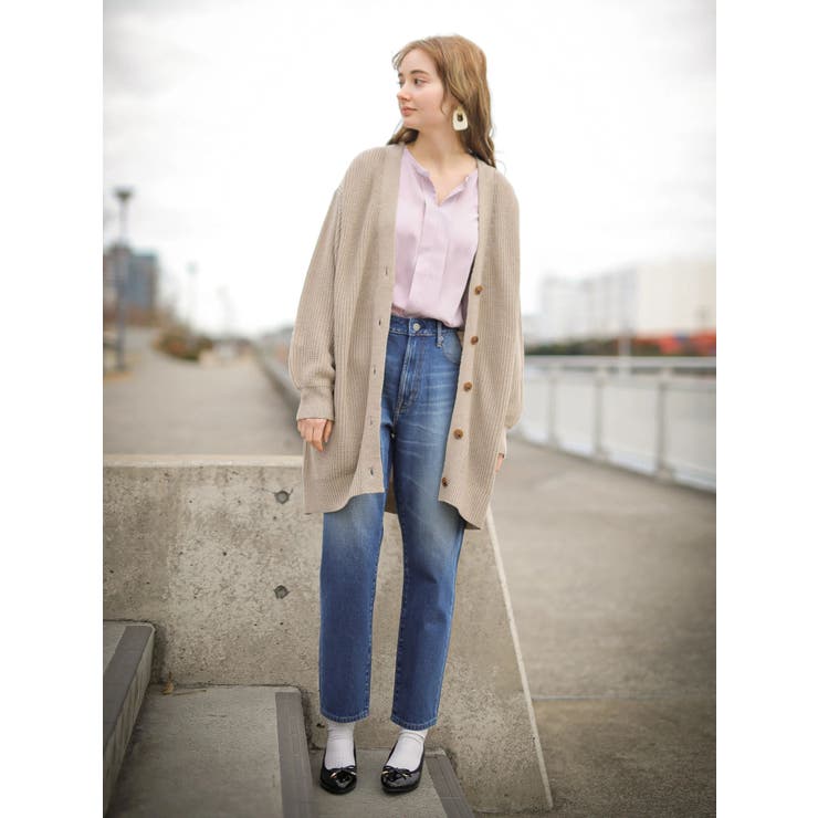 ざっくりすきな丈カーディガン(ロング) | earth music&ecology  | 詳細画像8 