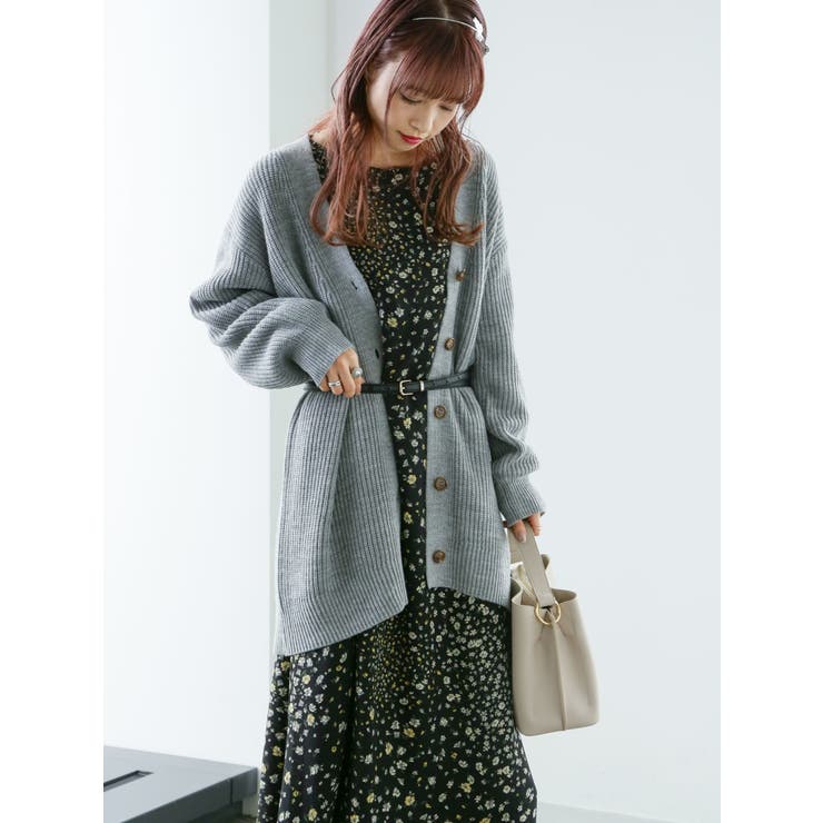 ざっくりすきな丈カーディガン(ロング) | earth music&ecology  | 詳細画像23 