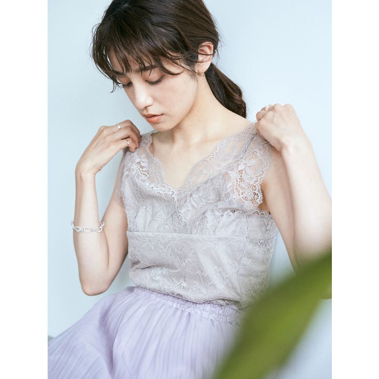花柄レースインナー[品番：EMEW0022915]｜earth music&ecology 