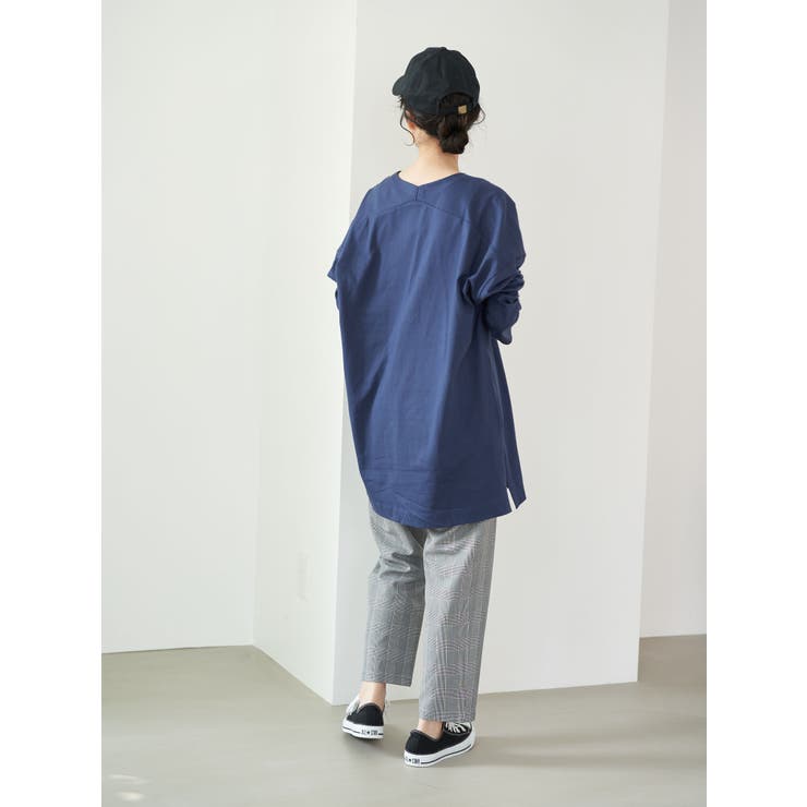 オーガニックコットン着流しカーディガン[品番：EMEW0024069