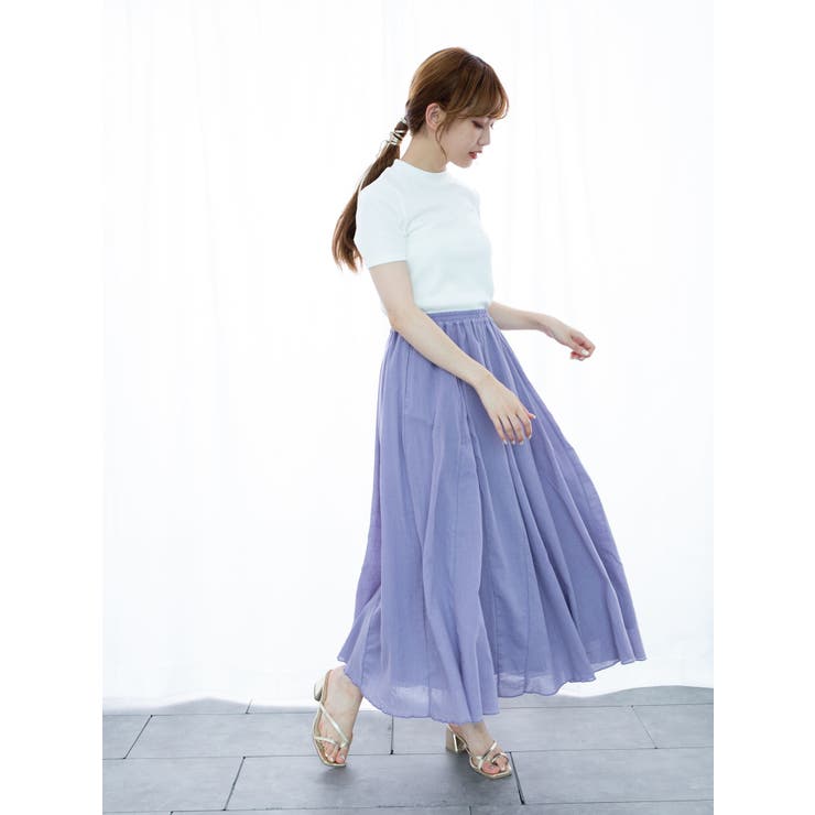 コットンボイルギャザーフレアスカート 品番 Emew Earth Music Ecology アースミュージックアンドエコロジー のレディースファッション通販 Shoplist ショップリスト