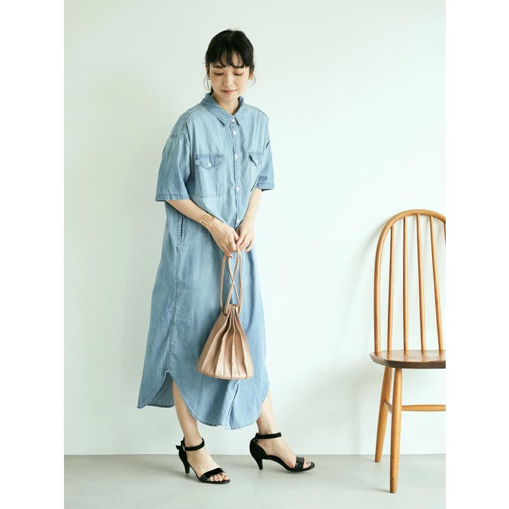 半袖デニムワンピース 品番 Emew Earth Music Ecology アースミュージックアンドエコロジー のレディースファッション通販 Shoplist ショップリスト