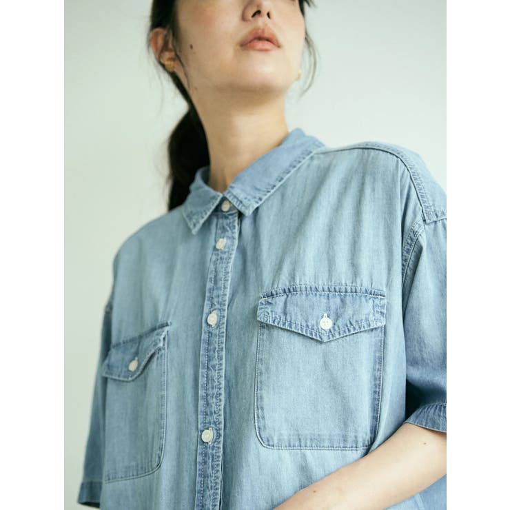 半袖デニムワンピース 品番 Emew Earth Music Ecology アースミュージックアンドエコロジー のレディースファッション通販 Shoplist ショップリスト