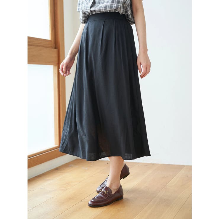 MIUMIU イタリア製 デザイン ボリュームフレアスカート 張り感