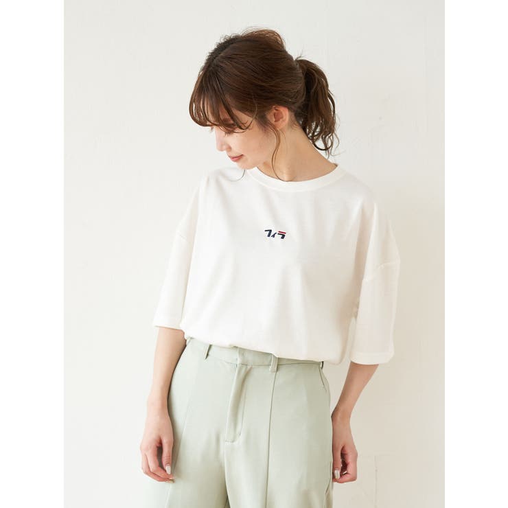 FILA カタカナミニロゴロングTシャツ[品番：EMEW0024107]｜earth