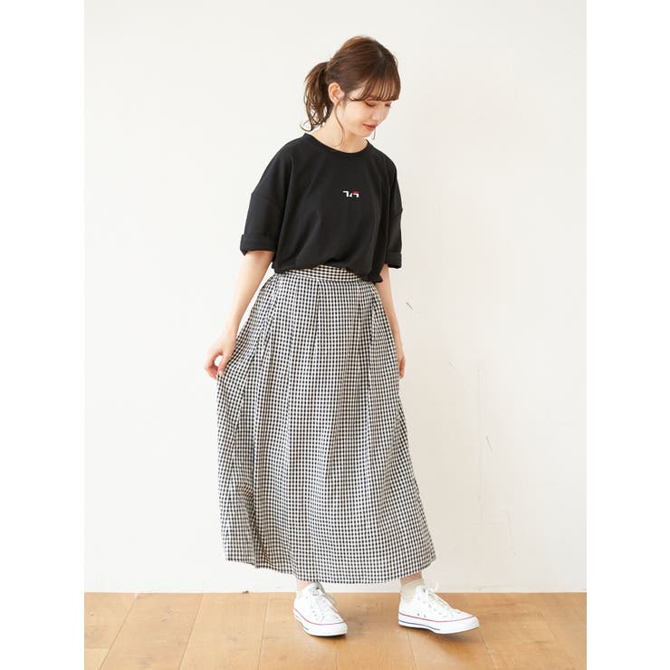 FILA カタカナミニロゴロングTシャツ | earth music&ecology  | 詳細画像8 