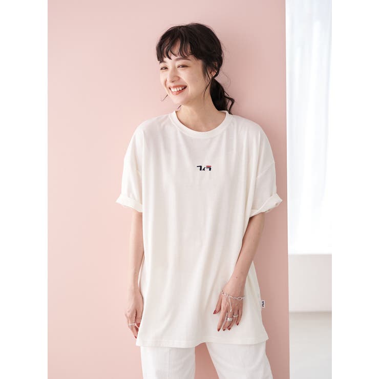 FILA カタカナミニロゴロングTシャツ | earth music&ecology  | 詳細画像15 
