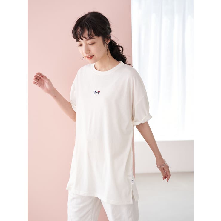 FILA カタカナミニロゴロングTシャツ | earth music&ecology  | 詳細画像16 