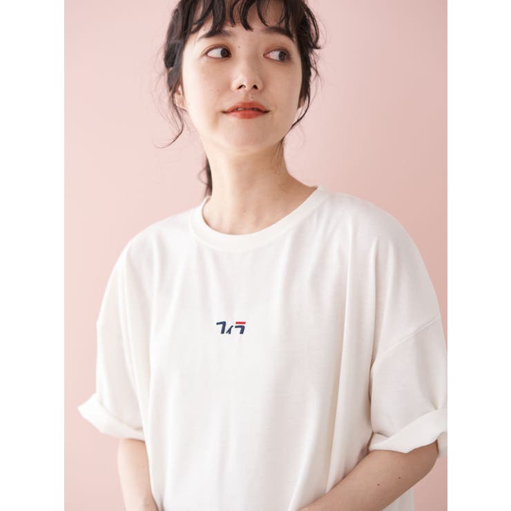 FILA カタカナミニロゴロングTシャツ | earth music&ecology  | 詳細画像19 