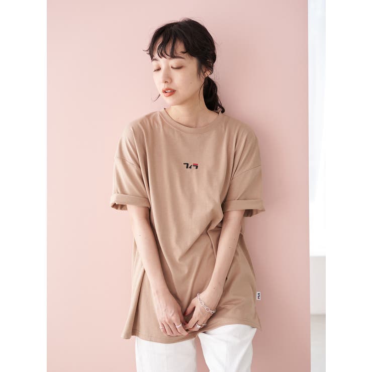 FILA カタカナミニロゴロングTシャツ | earth music&ecology  | 詳細画像28 