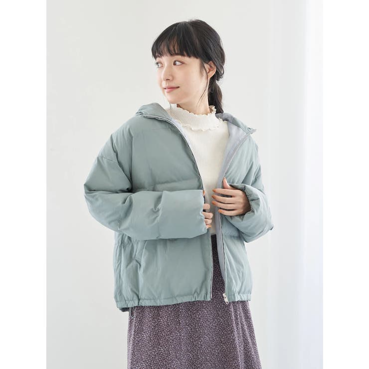 新品タグ付 LOKITHO 刺繍 花柄ボリュームスリーブブルゾン ショート丈 1 553252：着丈調整可能2way 花刺繍中綿ロングブルゾンの通販-ScoLar