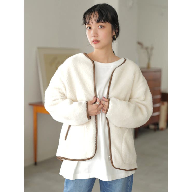 パイピングボアコート ショート 品番 Emew Earth Music Ecology アースミュージックアンドエコロジー のレディースファッション通販 Shoplist ショップリスト