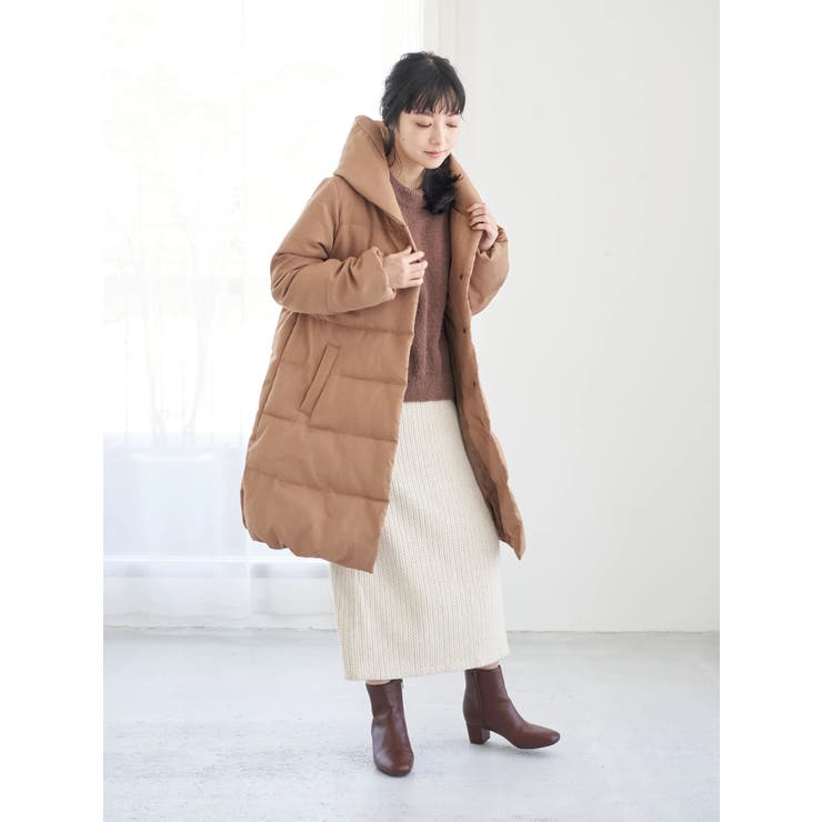 ショールカラー中綿ブルゾン ロング 品番 Emew Earth Music Ecology アースミュージック アンドエコロジー のレディースファッション通販 Shoplist ショップリスト