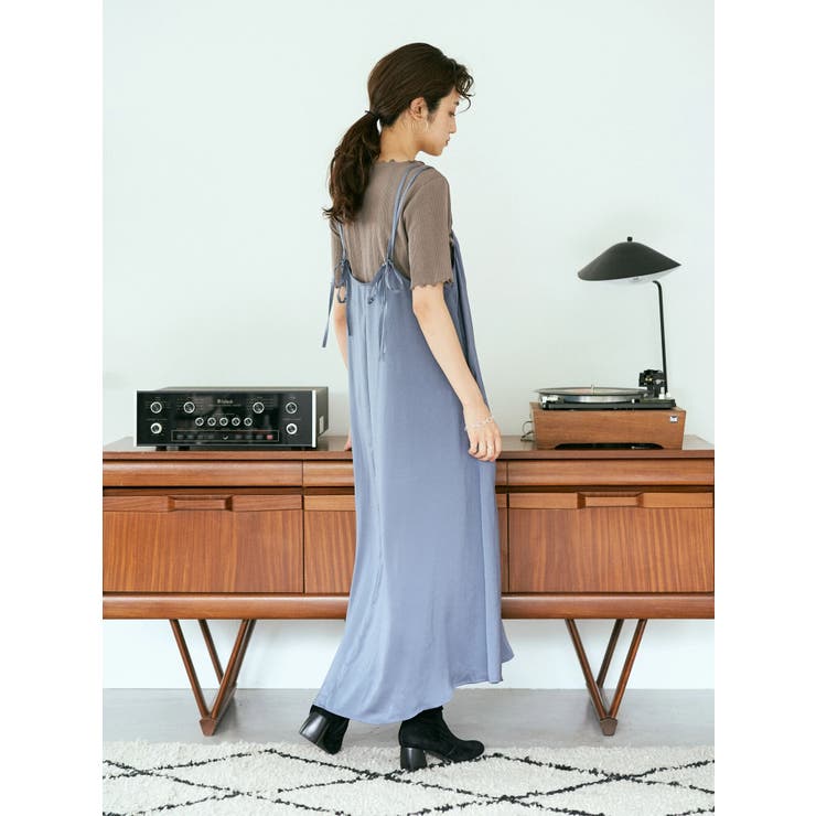 Set2点サテンキャミワンピース 半袖プルオーバー 品番 Emew Earth Music Ecology アースミュージックアンドエコロジー のレディースファッション通販 Shoplist ショップリスト