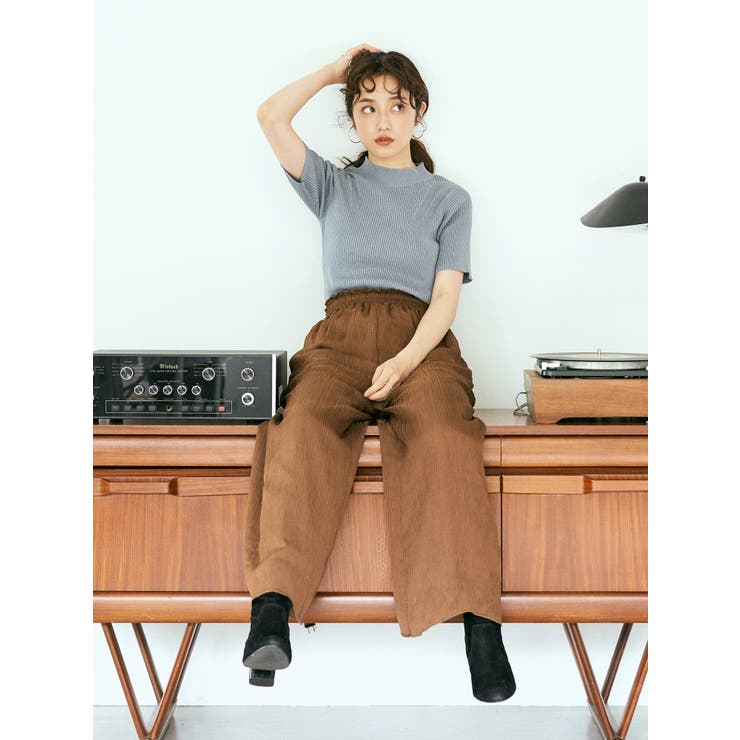 シワになりにくい綺楽なプリーツパンツ | earth music&ecology  | 詳細画像4 