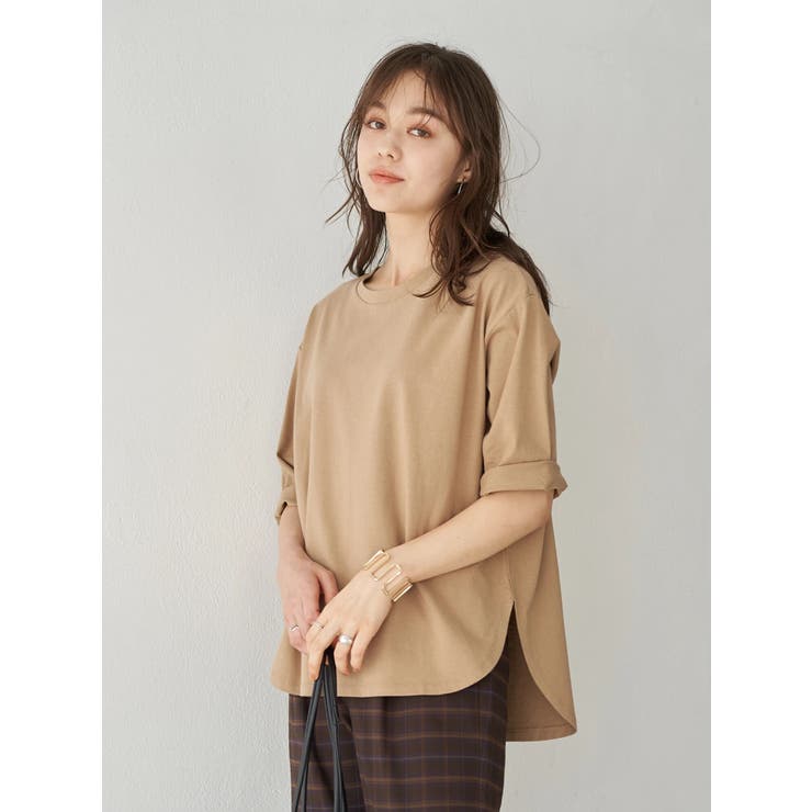 夏から秋へスイッチTシャツ(ラウンドヘム) | earth music&ecology  | 詳細画像5 