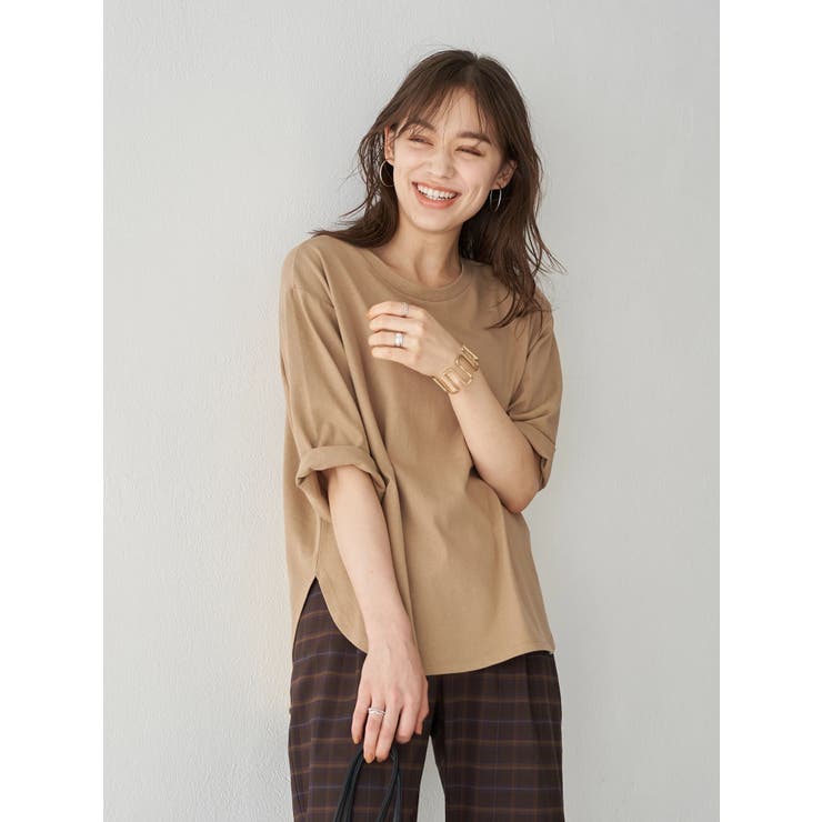 夏から秋へスイッチTシャツ(ラウンドヘム) | earth music&ecology  | 詳細画像7 
