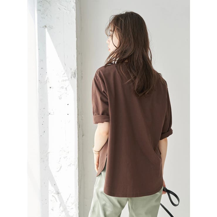 夏から秋へスイッチTシャツ(ラウンドヘム) | earth music&ecology  | 詳細画像10 