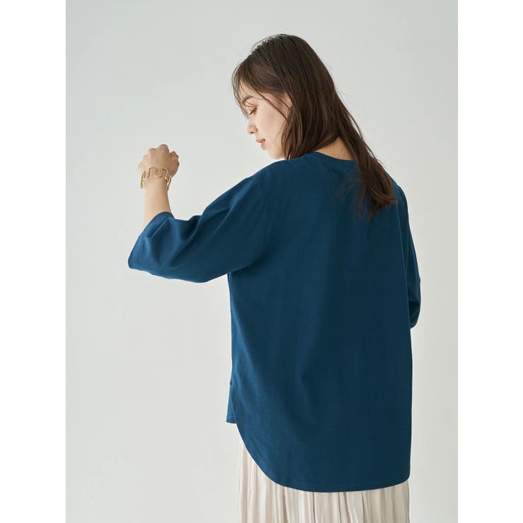 夏から秋へスイッチTシャツ(ラウンドヘム) | earth music&ecology  | 詳細画像12 