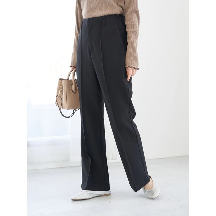 人気TOP センタープレスフレアパンツ[品番：EMEW0024536]｜earth Mサイズ