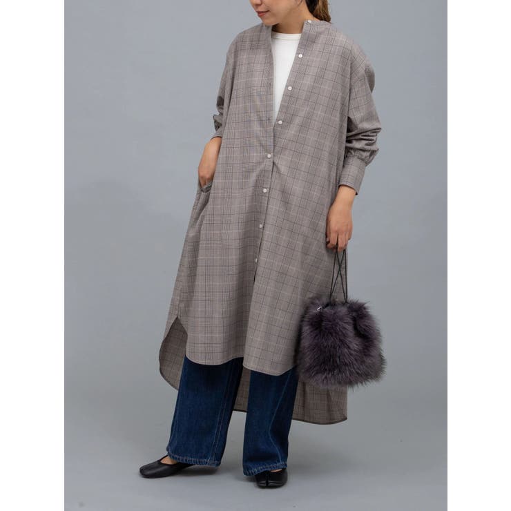 バンドカラーaラインシャツワンピース 品番 Emew Earth Music Ecology アースミュージックアンドエコロジー のレディースファッション通販 Shoplist ショップリスト