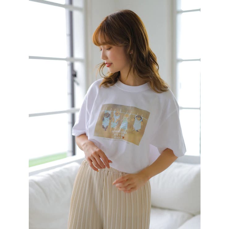 ■アニマルフォトTシャツ | earth music&ecology  | 詳細画像4 