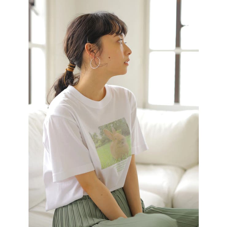 ■アニマルフォトTシャツ | earth music&ecology  | 詳細画像5 