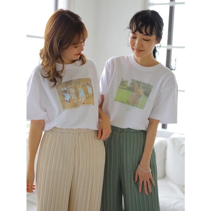 ■アニマルフォトTシャツ | earth music&ecology  | 詳細画像15 