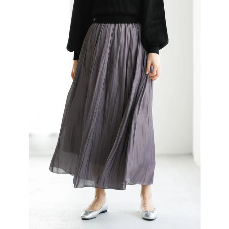 シャイニーサテンギャザースカート 品番 Emew Earth Music Ecology アースミュージックアンドエコロジー のレディースファッション通販 Shoplist ショップリスト