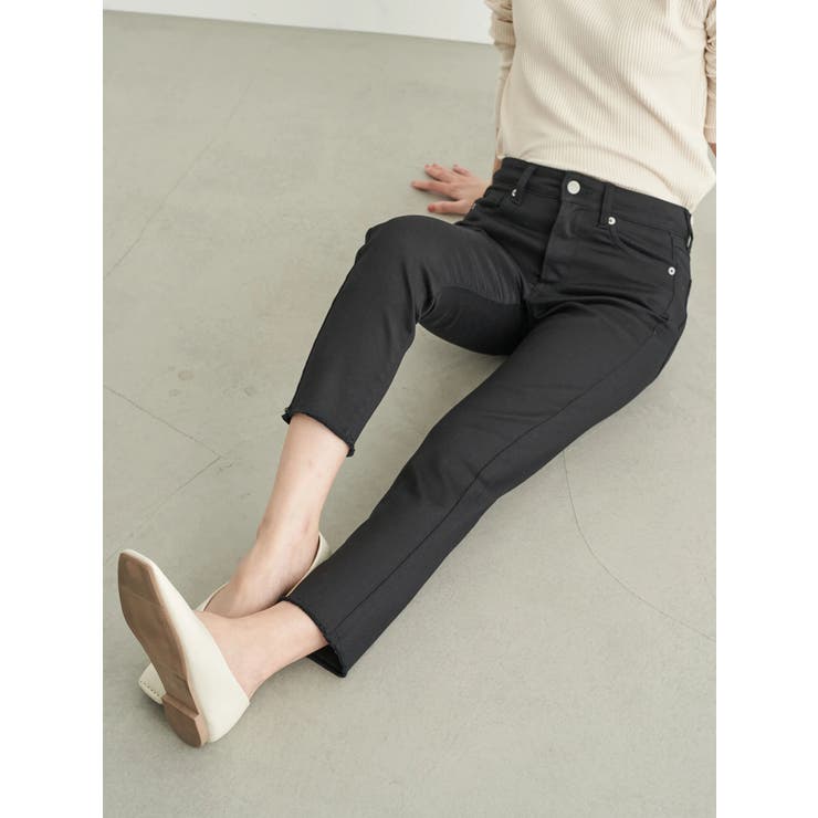 スキスキスキニーフリンジクロップド Bk 品番 Emew Earth Music Ecology アースミュージックアンドエコロジー のレディースファッション通販 Shoplist ショップリスト