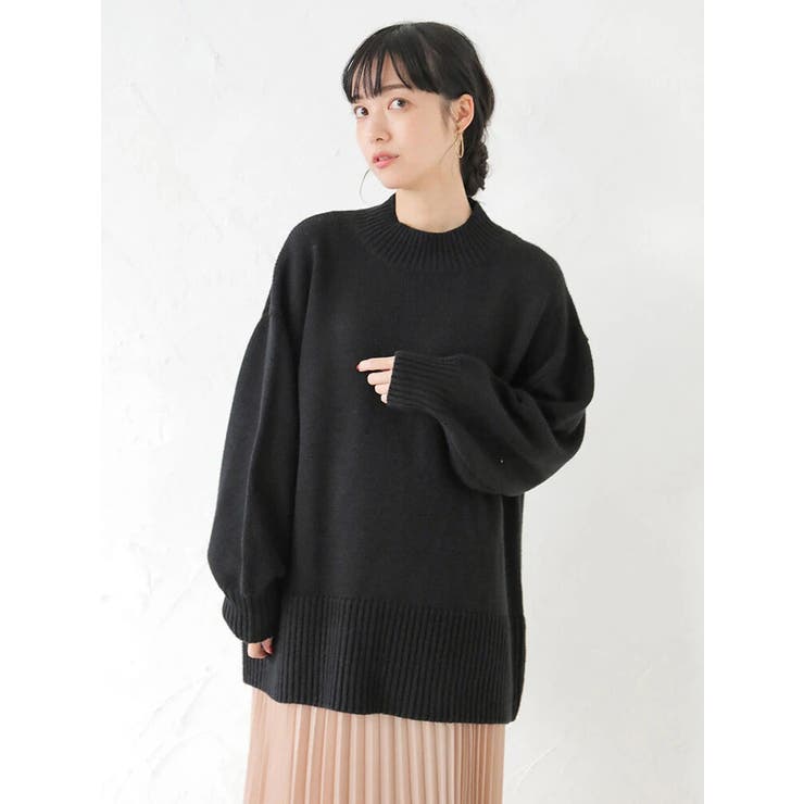 バックスリットハイネックニットプルオーバー[品番：EMEW0025868]｜earth music&ecology （アースミュージックアンドエコロジー  ）のレディースファッション通販｜SHOPLIST（ショップリスト）