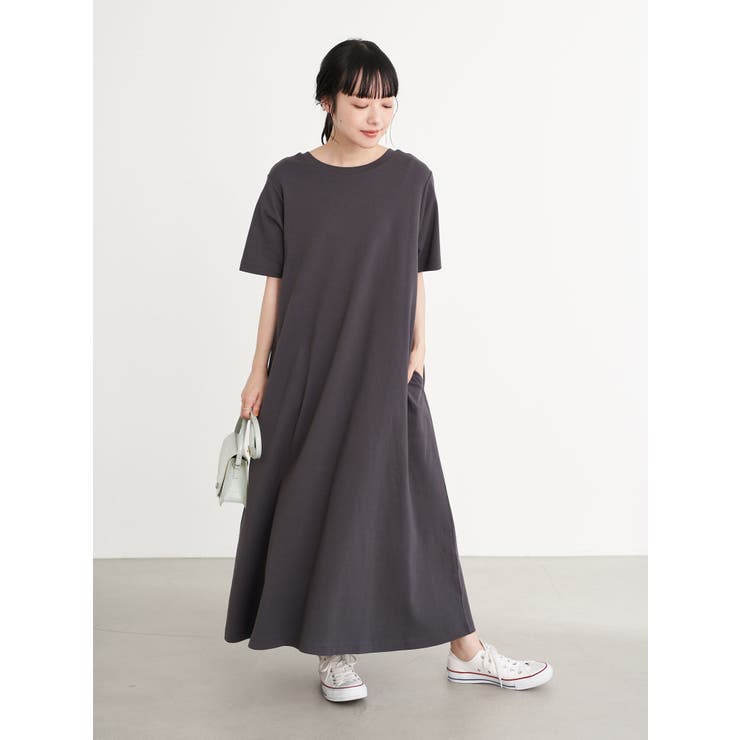 スムースAラインワンピース[品番：EMEW0026996]｜earth