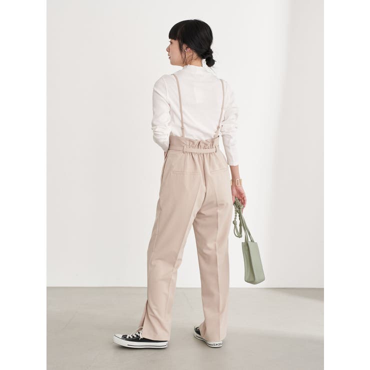 2wayサス付きフレアパンツ[品番：EMEW0026602]｜earth music&ecology