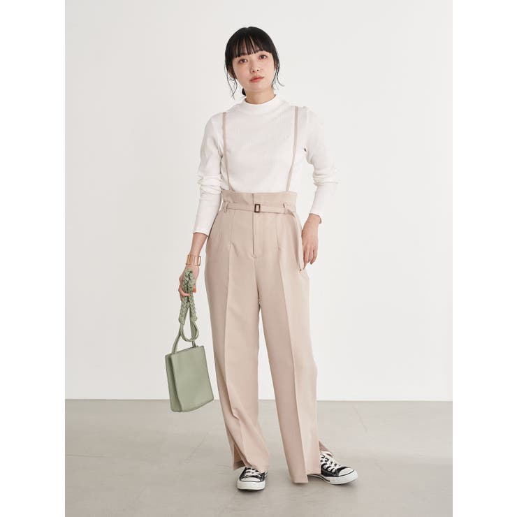2wayサス付きフレアパンツ[品番：EMEW0026602]｜earth music&ecology