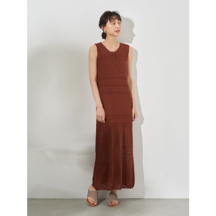 透かし編みワンピース 品番 Emew Earth Music Ecology アースミュージックアンドエコロジー のレディースファッション通販 Shoplist ショップリスト