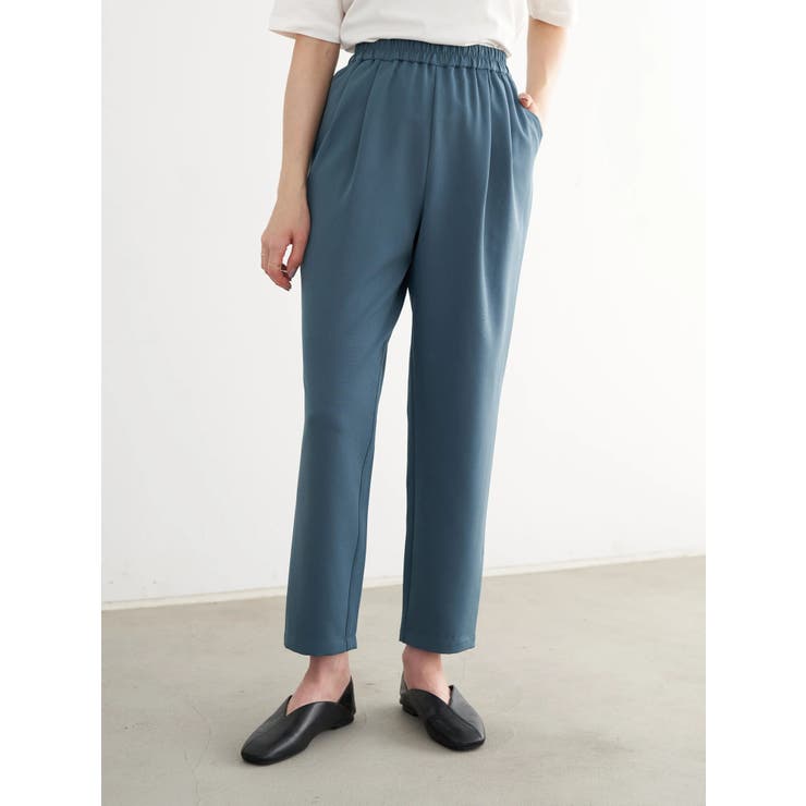 グリーン | スッキリリラックステーパードパンツ | earth music&ecology 