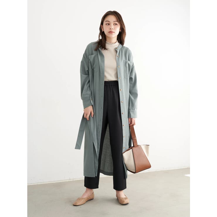 スッキリリラックステーパードパンツ | earth music&ecology  | 詳細画像13 