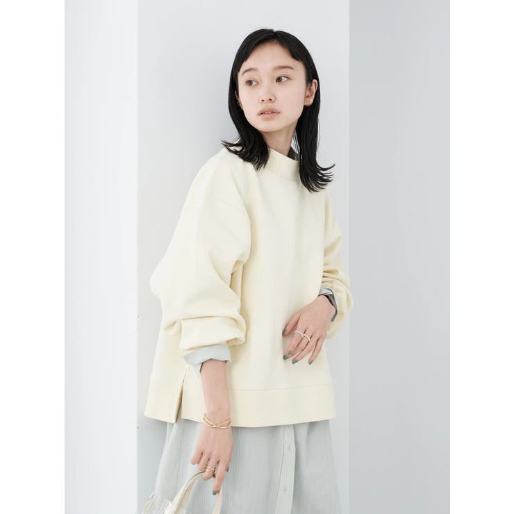 裏起毛モックネックプルオーバー[品番：EMEW0032121]｜earth