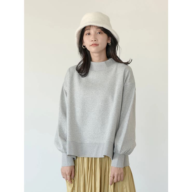 裏起毛モックネックプルオーバー[品番：EMEW0032121]｜earth