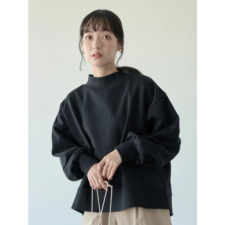 裏起毛モックネックプルオーバー[品番：EMEW0032121]｜earth