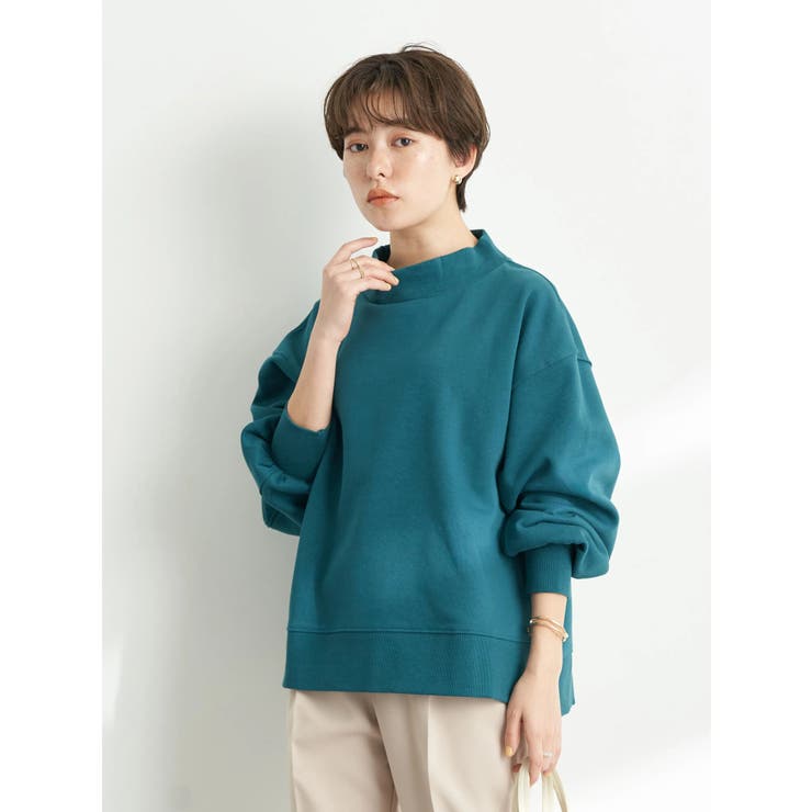 完売品　ワック　エンボス起毛モックネック モックネック起毛ポンチスウェット｜メンズビギの通販｜&mall（アンド